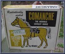 Comanche (Bay or Palomino) from Best of the West - Johnny West - Accessories manufactured by Marx [Front]
