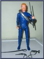 General Custer (Dark Royal Blue) from Best of the West - Int'l Mexico Variations manufactured by Marx [Loose]