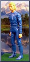 General Custer (Silver & Blue Acc) from Best of the West - Johnny West Adventure manufactured by Marx [Loose]