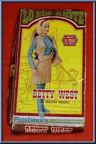 Jane West - Betty West (Blue) from Best of the West - Int'l Mexico Variations manufactured by Marx [Front]