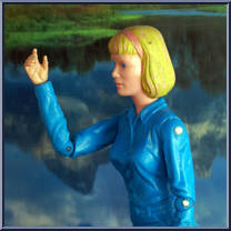 Jane West - Betty West (Blue) from Best of the West - Int'l Mexico Variations manufactured by Marx [Loose]