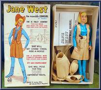 Jane West (2nd Head, Cream Acc) from Best of the West - Johnny West manufactured by Marx [Loose]