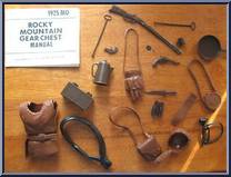 Rocky Mountain Gear Chest from Best of the West - Johnny West - Accessories manufactured by Marx [Loose]