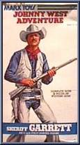 Sheriff Garrett (Royal Blue) from Best of the West - Johnny West Adventure manufactured by Marx [Front]