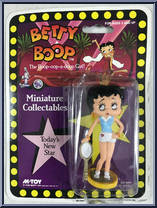 Betty Boop (Blue Shirt) from Betty Boop - Miniatures manufactured by Marty Toy [Front]