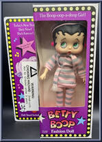Betty Boop (Pink / Gray Stripes) from Betty Boop - Basic Series manufactured by Marty Toy [Front]