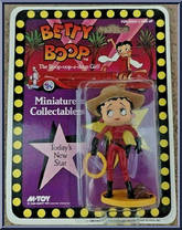 Betty Boop (Red Cowgirl) from Betty Boop - Miniatures manufactured by Marty Toy [Front]
