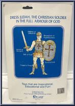 Judah the Christian Soldier from Bible Greats - 1991 Series manufactured by Rainfall Toys [Back]