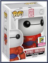 Baymax (Unmasked) from Big Hero 6 - Pop! Vinyl Figures manufactured by Funko [Front]