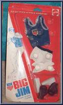 Boxer (Blue, White) from Big Jim - Big Jim Outfits: Olympic manufactured by Mattel [Front]