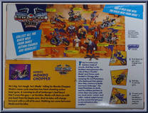Modo's Mondo Chopper (Flat Saddle) from Biker Mice From Mars - Basic Vehicles & Playsets manufactured by Galoob [Back]