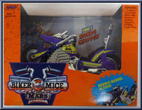 Modo's Mondo Chopper (Flat Saddle) from Biker Mice From Mars - Basic Vehicles & Playsets manufactured by Galoob [Front]