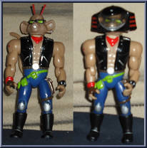 Throttle from Biker Mice From Mars - Basic Series manufactured by Galoob [Loose]