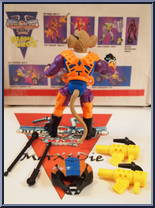 Turf Thrashin' Throttle from Biker Mice From Mars - Off-Road Bro's manufactured by Galoob [Loose]