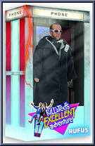 Rufus from Bill and Ted's Excellent Adventure - Clothed Retro manufactured by Neca [Front]