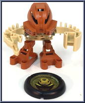 Huki from Bionicle - 2001 manufactured by Lego [Loose]