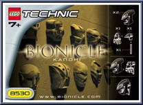 Masks from Bionicle - 2001 manufactured by Lego [Front]