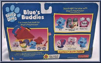 Tickety Tock / Mrs. Pepper, Mr. Salt, & Paprika / Blue from Blue's Clues - Blue's Buddies manufactured by Fisher-Price [Back]