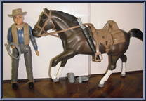 Ben & Horse from Bonanza - Basic Series manufactured by American Character [Loose]