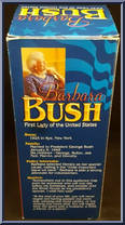 Barbara Bush from Bosley Bobbers - Basic Series manufactured by O.D.M. [Back]