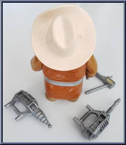Deputy Fuzz from BraveStarr - Basic Series manufactured by Mattel [Loose]