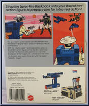 Heroic Laser-Fire Backpack from BraveStarr - Accessories manufactured by Mattel [Back]