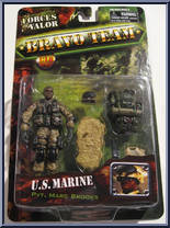 Private Marc Brooks from Bravo Team - U.S. Marine manufactured by Unimax [Front]