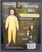 Jesse Pinkman (Yellow Suit) from Breaking Bad - Basic Series manufactured by Mezco [Back]