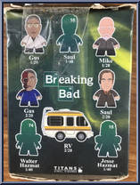 Walter White (Hazmat Suit) from Breaking Bad - Blind Boxed manufactured by Titan Merchandise [Back]