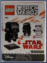 Darth Vader #55 from BrickHeadz - Star Wars manufactured by Lego [Back]