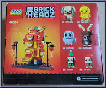 Dragon Dance Guy #80 from BrickHeadz - Basic Series manufactured by Lego [Back]