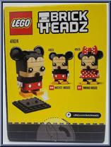 Mickey Mouse (Mickey the True Original) #66 from BrickHeadz - Disney manufactured by Lego [Back]