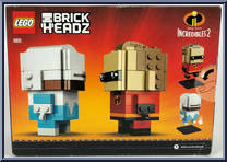 Mr. Incredible #45 / Frozone #46 from BrickHeadz - Incredibles 2 manufactured by Lego [Back]