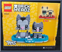 Kitten #121 / Shorthair Cat #120 from BrickHeadz - Pets manufactured by Lego [Back]