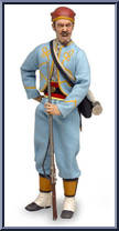 U.S. 146th NY Zouave Infantryman  Action Figure