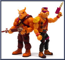 Bebop / Rocksteady (Arcade Flashing) Action Figure