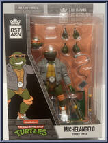 Michelangelo (Gray Jacket) (Street Style) from Bst Axn - Teenage Mutant Ninja Turtles manufactured by Loyal Subjects [Front]