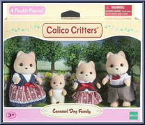 Caramel Dog Family from Calico Critters - Basic Series manufactured by Epoch [Front]