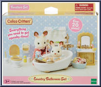 Country Bathroom Set from Calico Critters - Basic Series manufactured by Epoch [Front]