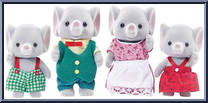 Ellwoods Elephant Family from Calico Critters - Basic Series manufactured by Epoch [Loose]