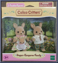 Hopper Kangaroo Family from Calico Critters - Basic Series manufactured by Epoch [Front]