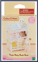 Triple Baby Bunk Beds from Calico Critters - Basic Series manufactured by Epoch [Front]