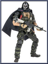 Ghost (Last Breath) from Call of Duty - Modern Warfare manufactured by Jazwares [Loose]
