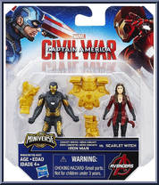 Iron Man vs. Scarlet Witch from Captain America - Civil War - 2-Pack manufactured by Hasbro [Front]