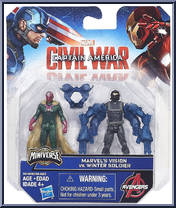 Vision vs. Winter Soldier from Captain America - Civil War - 2-Pack manufactured by Hasbro [Front]