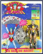 Captain Planet (Exploding Meteor) from Captain Planet and the Planeteers - Basic Figures manufactured by Tiger Toys [Front]