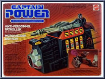 Anti-Personnel Patroller from Captain Power - Vehicles manufactured by Mattel [Front]