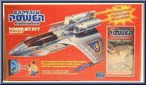 Power Jet XT-7 (with Video) from Captain Power - Vehicles manufactured by Mattel [Front]