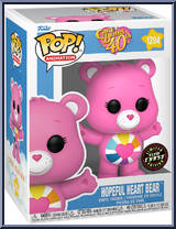Hopeful Heart Bear (Glow in the Dark) (Chase) from Care Bears - 40th Pop! manufactured by Funko [Front]