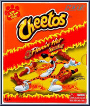 Chester Cheetah (Flamin' Hot) (Glow in the Dark) from Chester Cheetah - Basic Series manufactured by Jada Toys [Front]